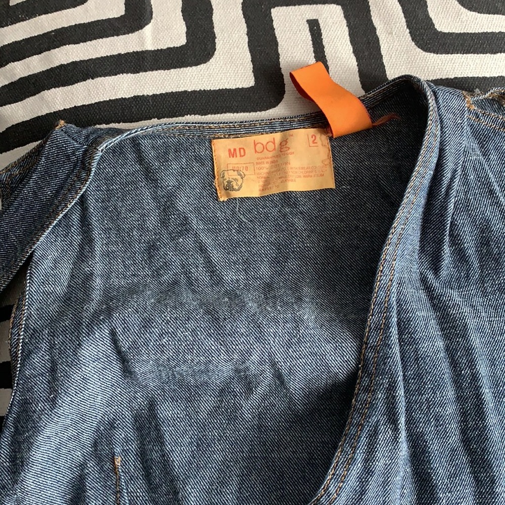 Wrap denim dress